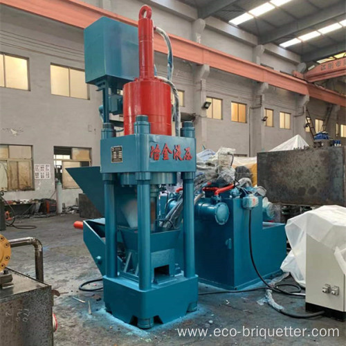 Vertical Metal Chips Brass Bronze Zinc Briquetting Equipment